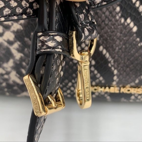 Michael Kors Penelope Medium Top Handle Satchel Black - Picture 15 of 15